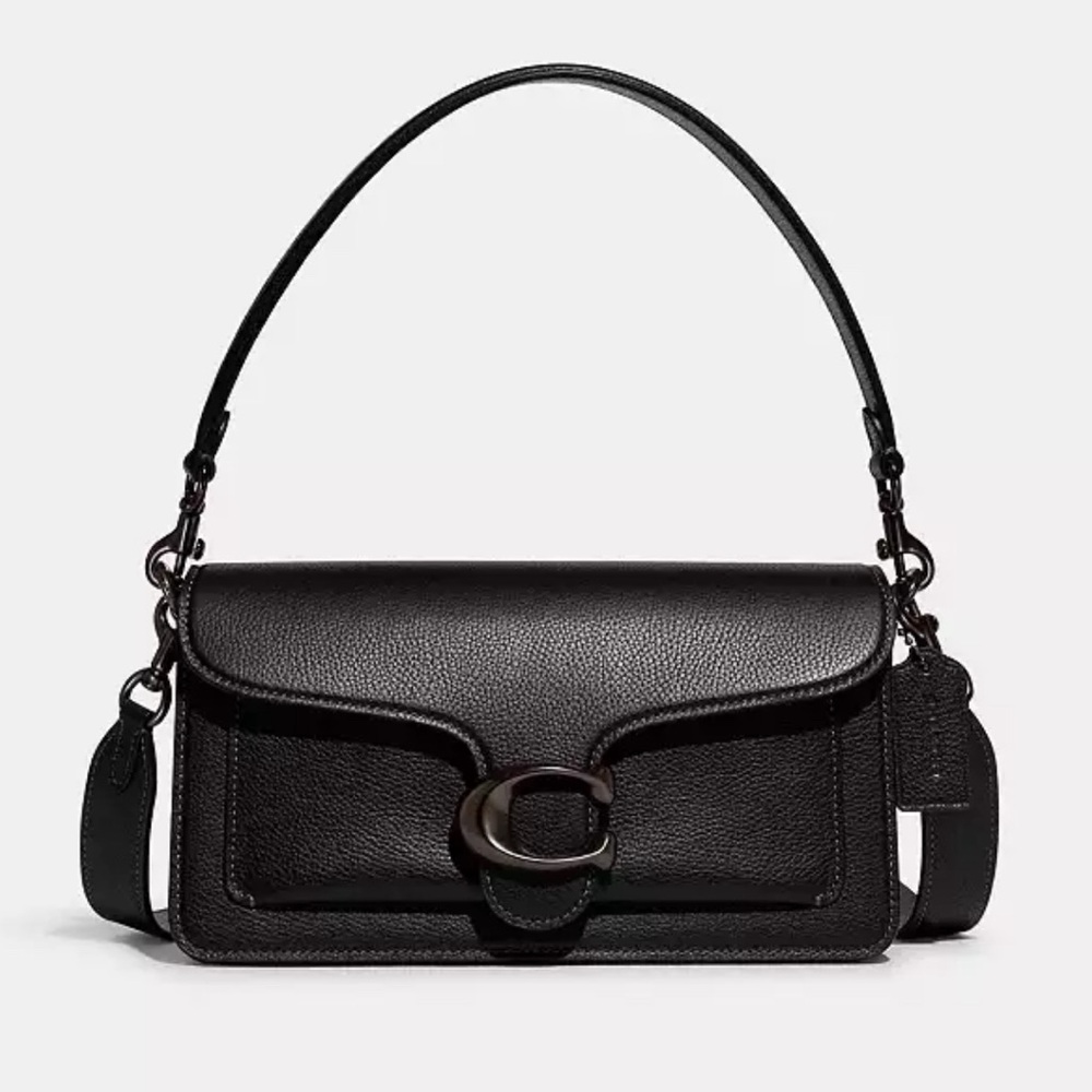 Coach Tabby 26 black and suede bag